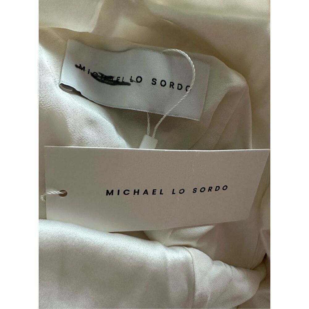 MICHAEL LO SORDO Alexandra silk-satin gown Size US10 $1,190 - Picture 13 of 14